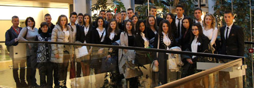 “St. Cyril and Methodius” High School participated in Euroscola in the European Parliament in Strasbourg